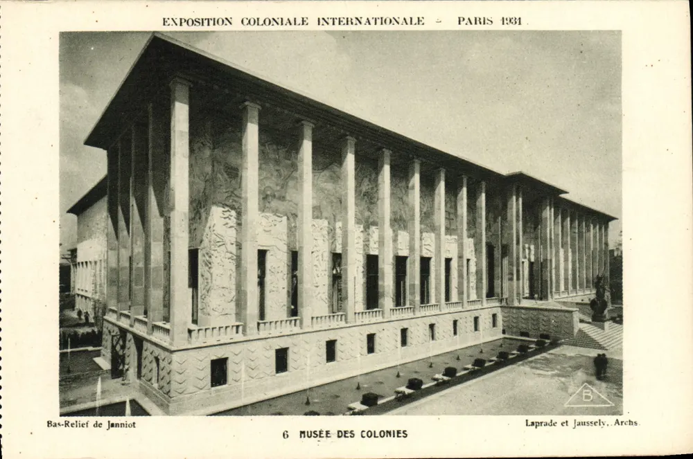Museu das Colônias — Exposição Colonial Internacional Paris 1931 — Laprade et Jaussely, Archs. - Frente