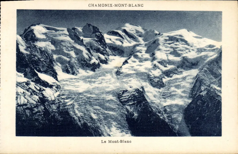 O Monte Branco — Chamonix-Monte Branco — G. Tairraz, fot.-edit. - Frente
