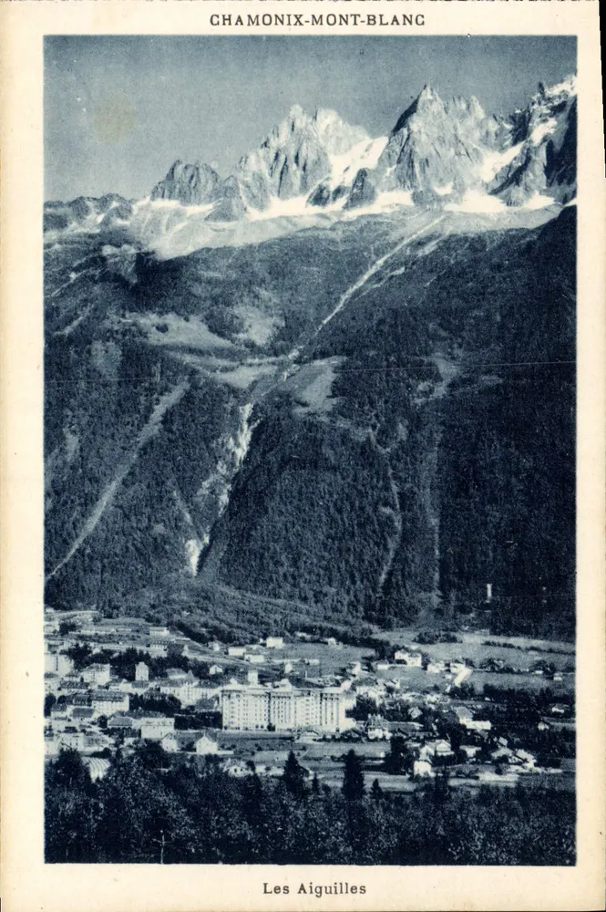 As Agulhas — Chamonix-Mont-Blanc — G. Tairras, fot.-édit. - Frente
