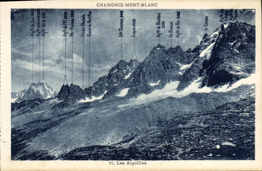 As Agulhas — Chamonix-Mont-Blanc — G. Tairras, fot.-edit. - Frente