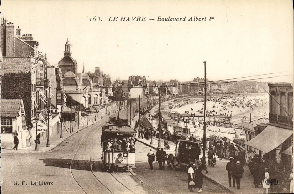 Le Havre — Boulevard Albert Ier — G. F., Le Havre - Frente