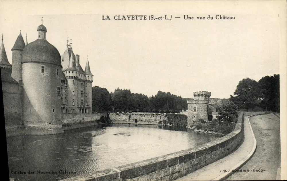 La Clayette (S.-et-L.) — Een uitzicht op het Kasteel — HC7. Combier, Mâcon - Voorkant
