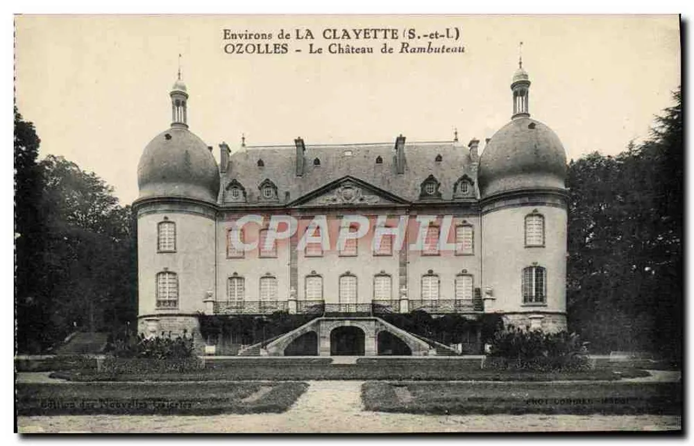 Ozolles — Schloss Rambuteau — In der Nähe von La Clayette (S.-et-L.) — Edition der Nouvelles Images - Vorderseite