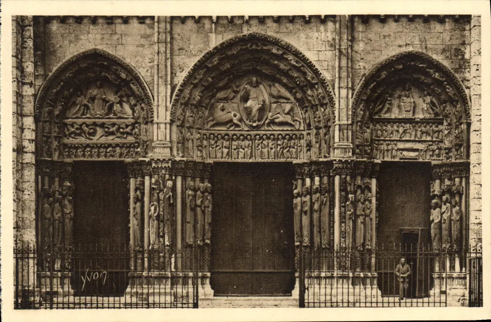 Chartres (Eure-et-Loir) — Die Kathedrale — Der Große Portal — Éditions d'Art Yvon - Vorderseite