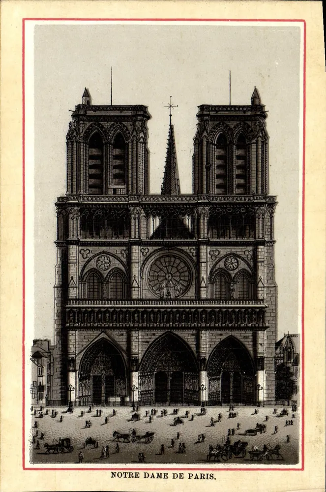 Nossa Senhora de Paris — vista frontal — editor desconhecido, número de série não visível - Frente