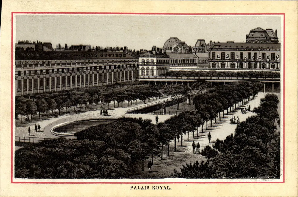 Palácio Real — vista panorâmica — número de série não visível - Frente