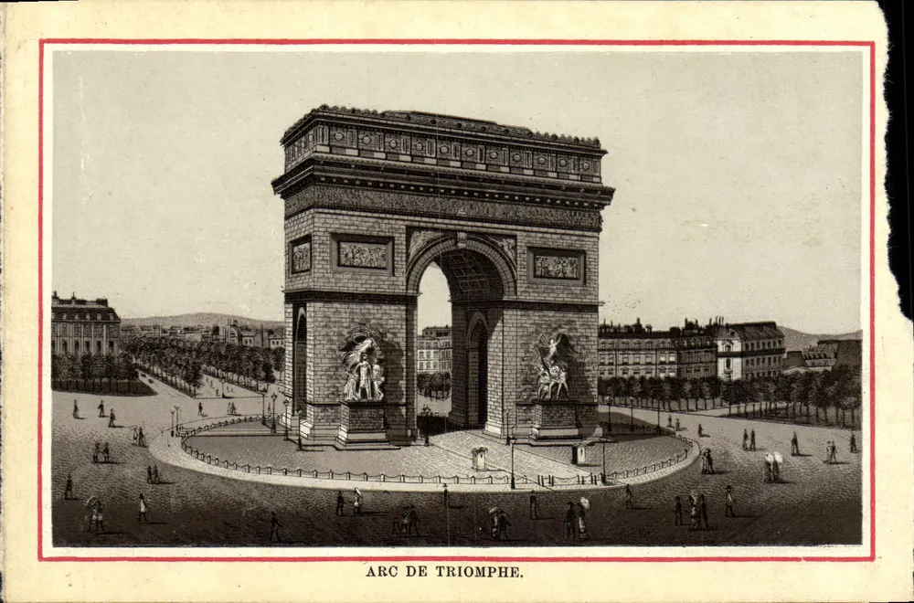 Arco do Triunfo — Paris — edição - Frente