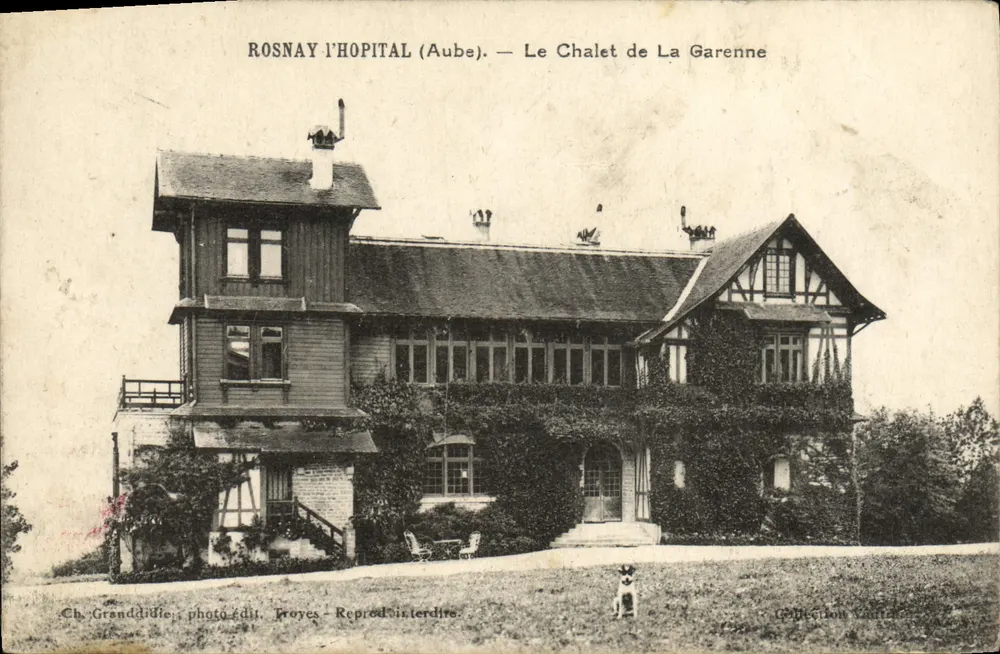 Rosnay-l'Hôpital (Aube) — Das Chalet de La Garenne — Ch. Granddiddie, Foto-Verlag Troyes - Vorderseite