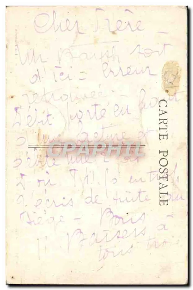 Rosnay-l'Hôpital (Aube) — Das Chalet de La Garenne — Ch. Granddiddie, Foto-Verlag Troyes - Rückseite