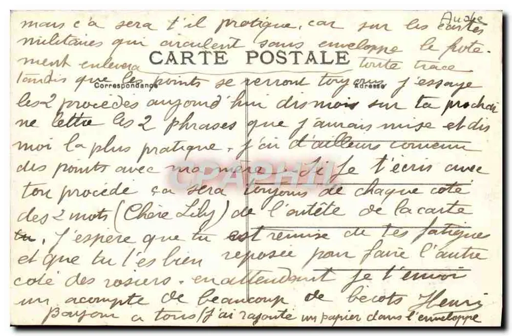 Bassin de SAINT-FERRÉOL — (E. Roudière, Imp.-Editora, Carcassonne) - Verso