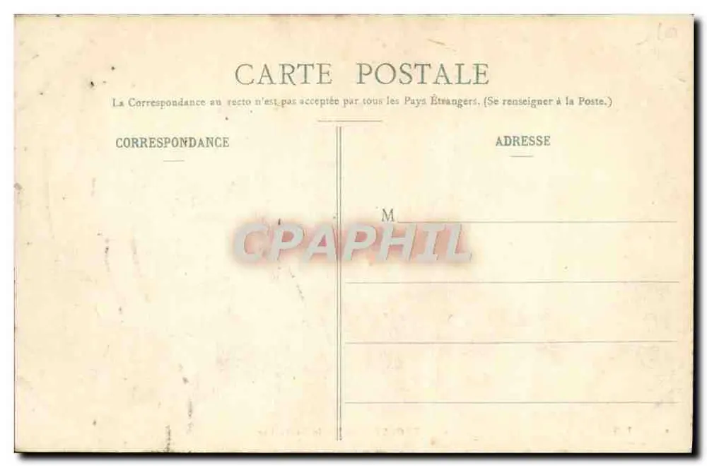 Troyes - Le Jardin du Rocher — Collection T. G., n° 92 - Verso