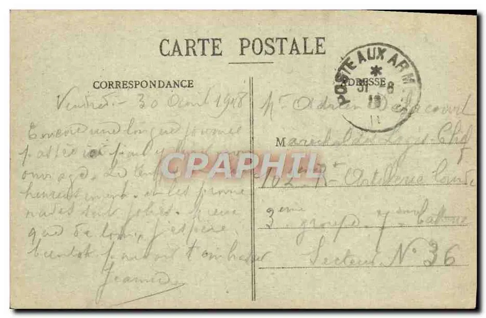 Troyes - A Valle Suíça — Coleção T. G. n°67 - Verso