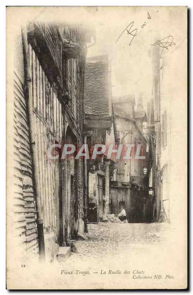 Altes Troyes — Die Katzengasse — Collections ND. Phot. - Vorderseite