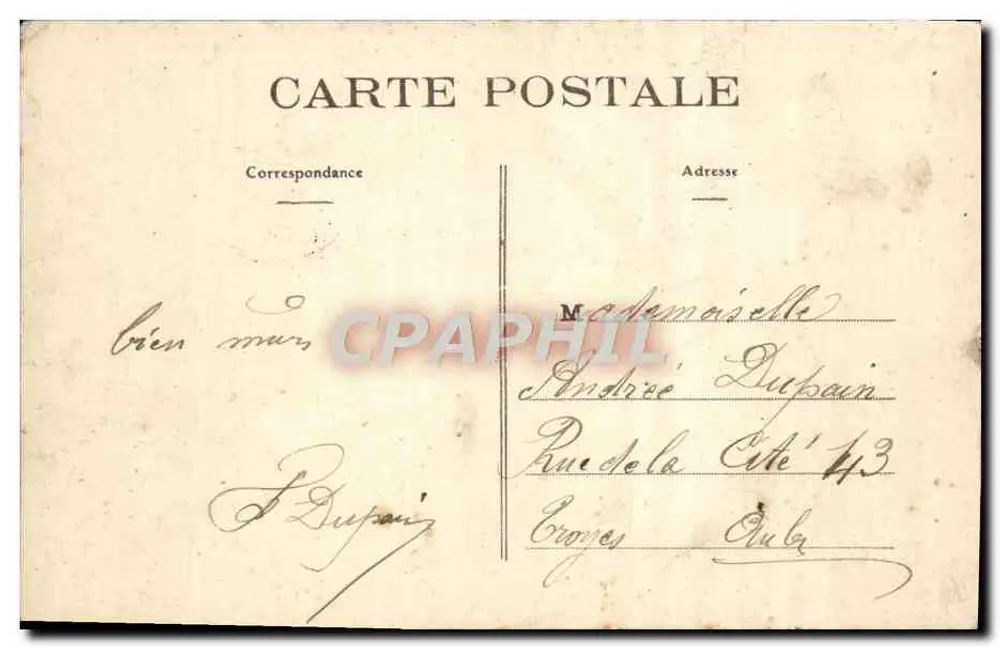 SPOY - Vista Geral — editor H. Léonard, n°4 - Verso
