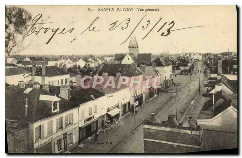 Sainte-Savine — Vista geral — Coleção T. G. - Frente