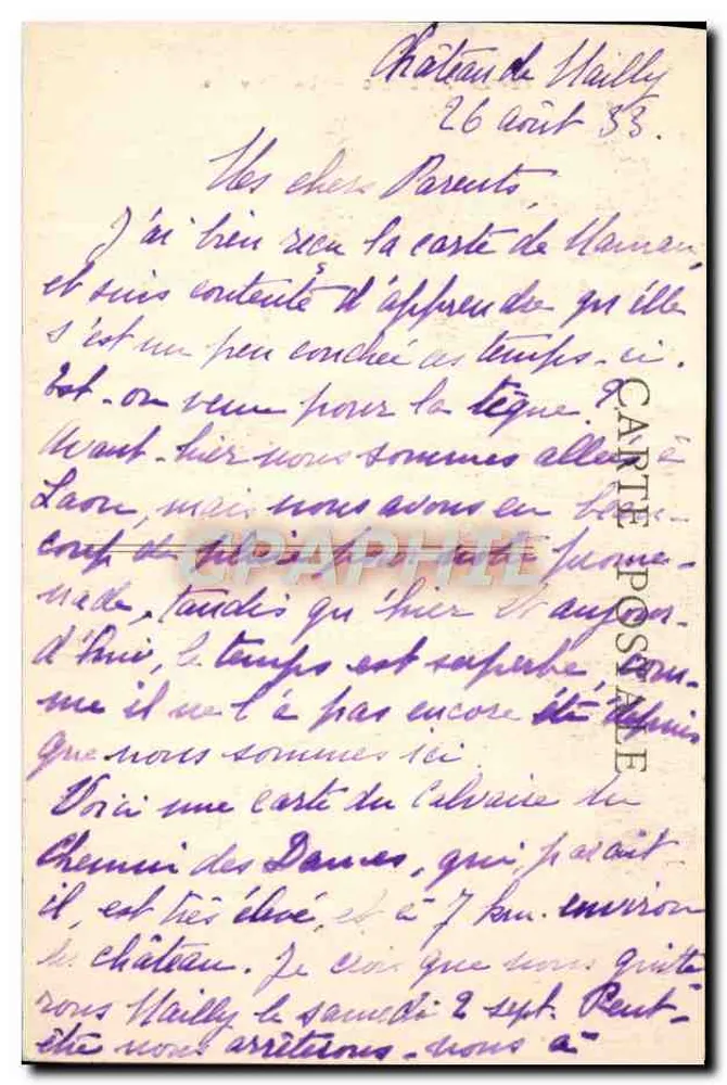Caminho das Damas — O Calvário — Editor não identificado, número de série não visível - Verso