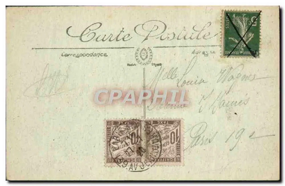 Bar-sur-Aube — Passeio de Mathaux — LL. — n°33 - Verso
