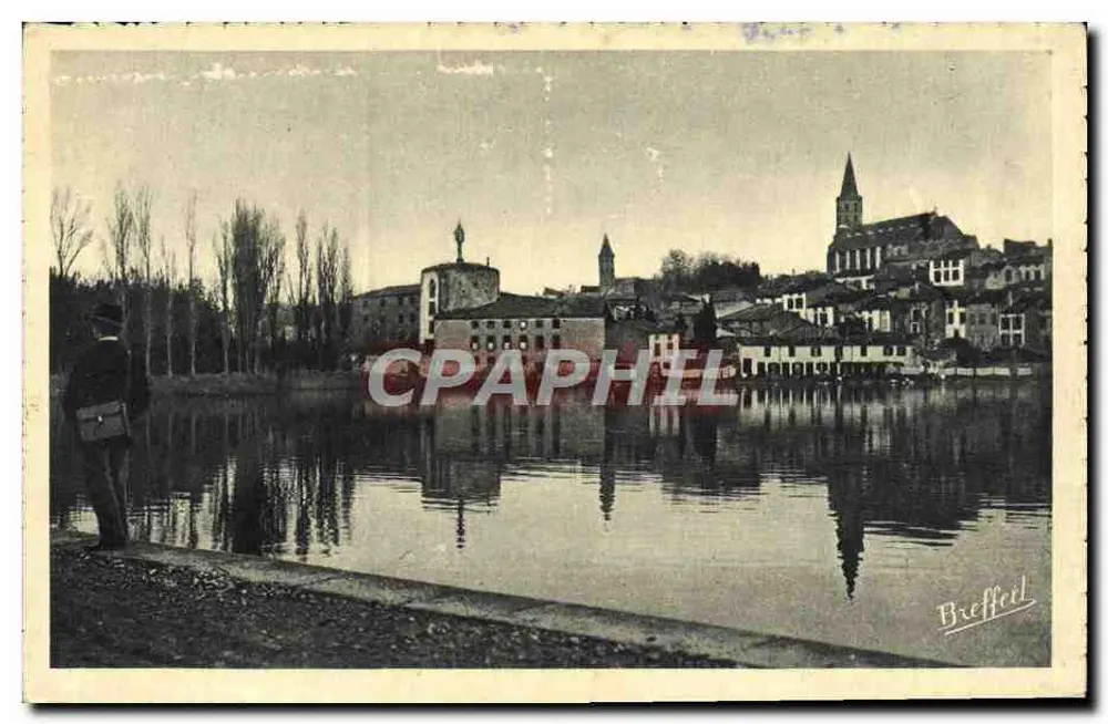 Castelnaudary (Aude) — Der Große See — Ein Stück der Insel — Breffeil - Vorderseite