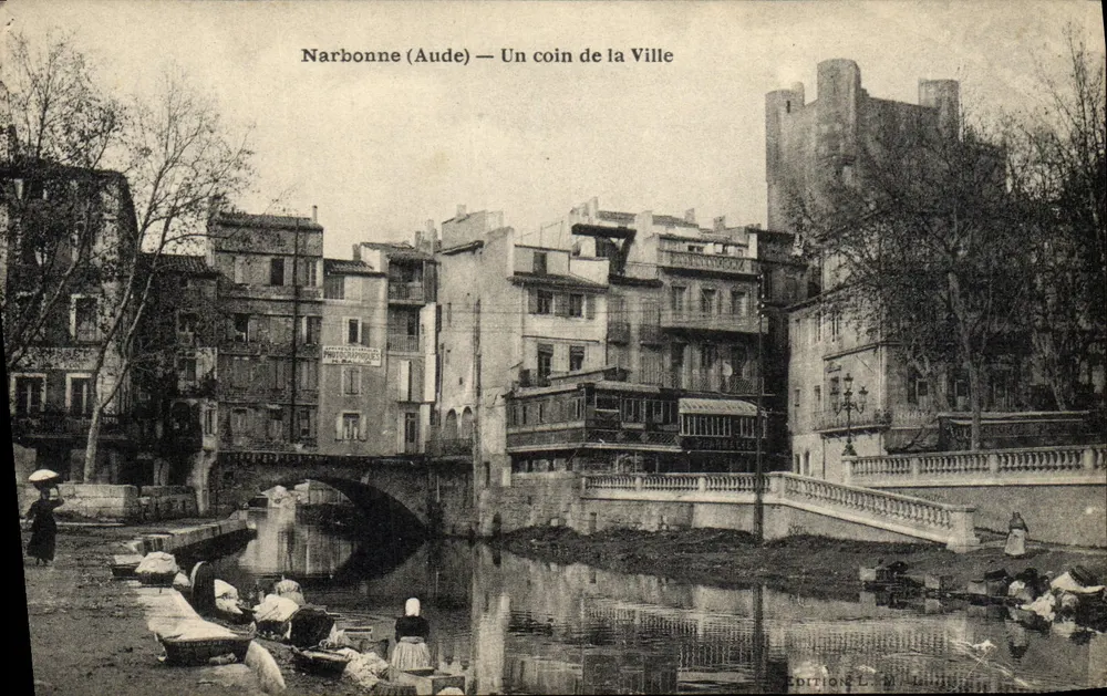 Narbonne (Aude) — Ein Stück der Stadt — Edition L. B. Lajou - Vorderseite