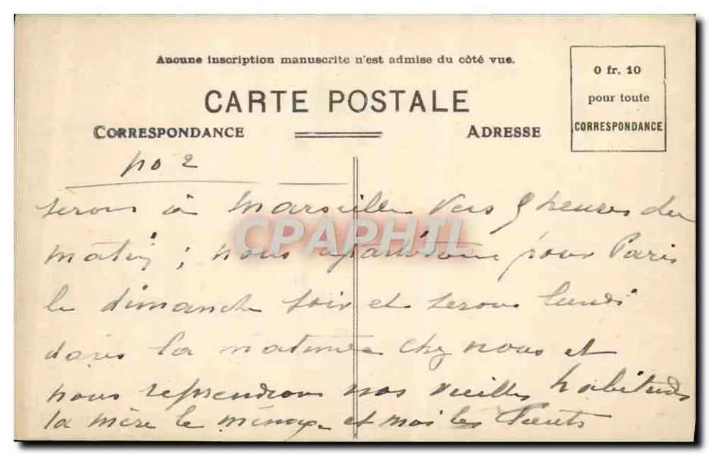 Narbonne (Aude) — Ein Stück der Stadt — Edition L. B. Lajou - Rückseite
