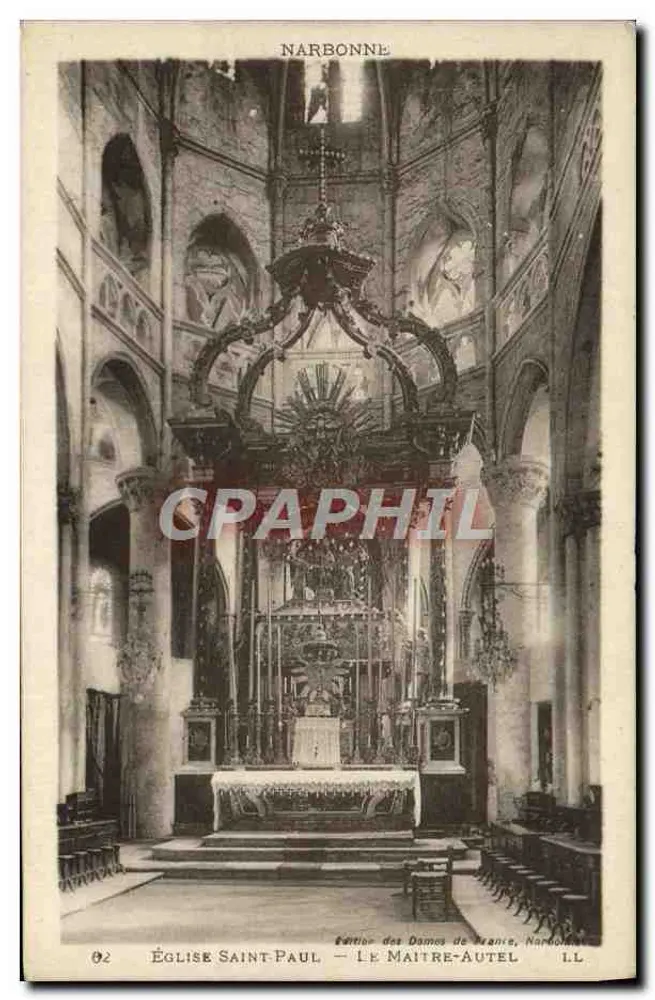 Kirche Saint-Paul — Narbonne — Verlag Damos de France, Narbonne - Vorderseite