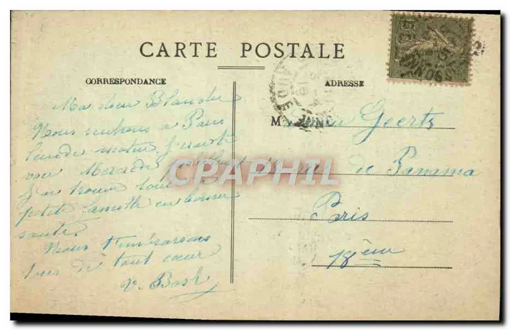 Cité de Carcassonne — Eingang zur Porte d'Aude — E. Boudière, Drucker, Carcassonne - Rückseite