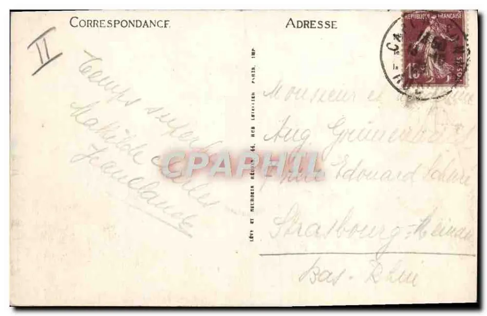 Carcassonne (Cidade) — Conjunto da Porta da Aude — LL - Verso