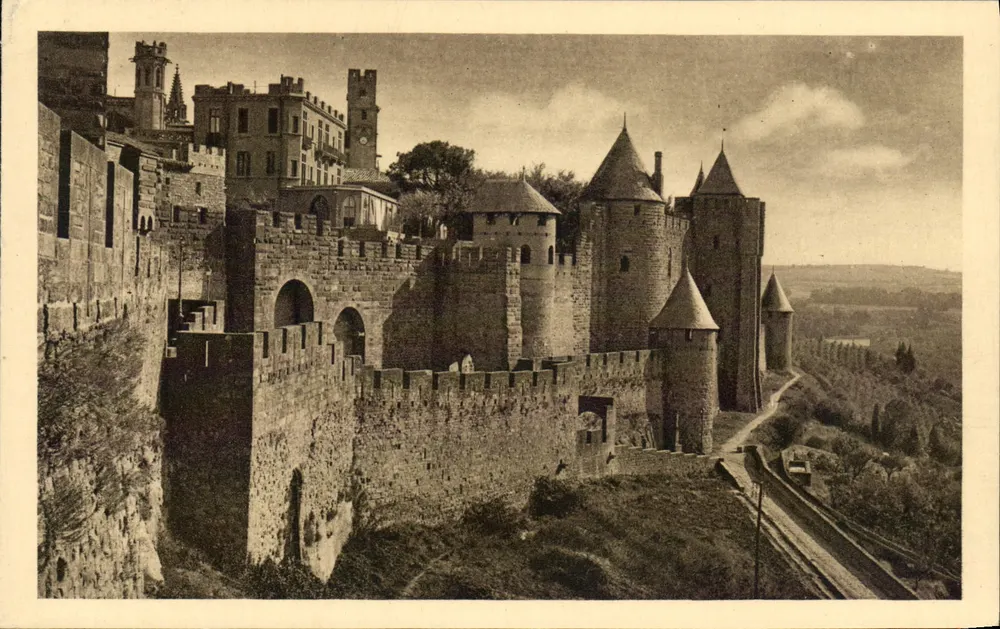 Carcassonne — Verteidigungen der Aude-Tür — Éditions d'Art "Jordy" - Vorderseite