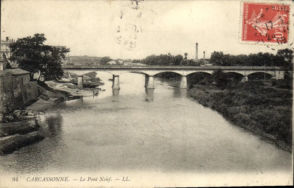 Carcassonne — Der neue Brücke — LL. — N° 94 - Vorderseite