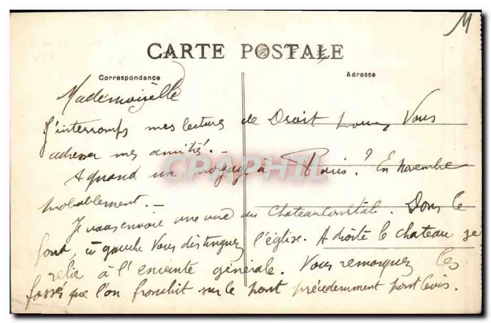 Cité de Carcassonne — O Castelo — G. Cazanou, editor - Verso