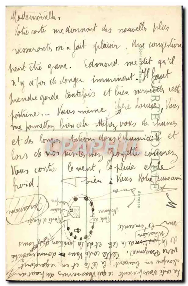 Stadt Carcassonne — Visigothentürme und Türme der Inquisition — O. Carconon, Verlag - Rückseite