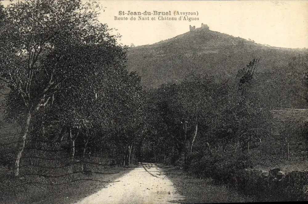 St-Jean-du-Brue1 (Aveyron) — Route du Nant und Château d'Algues — Edition Grimaud - Vorderseite