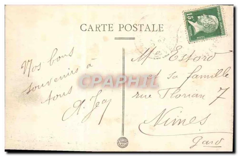 St-Jean-du-Brue1 (Aveyron) — Route du Nant und Château d'Algues — Edition Grimaud - Rückseite