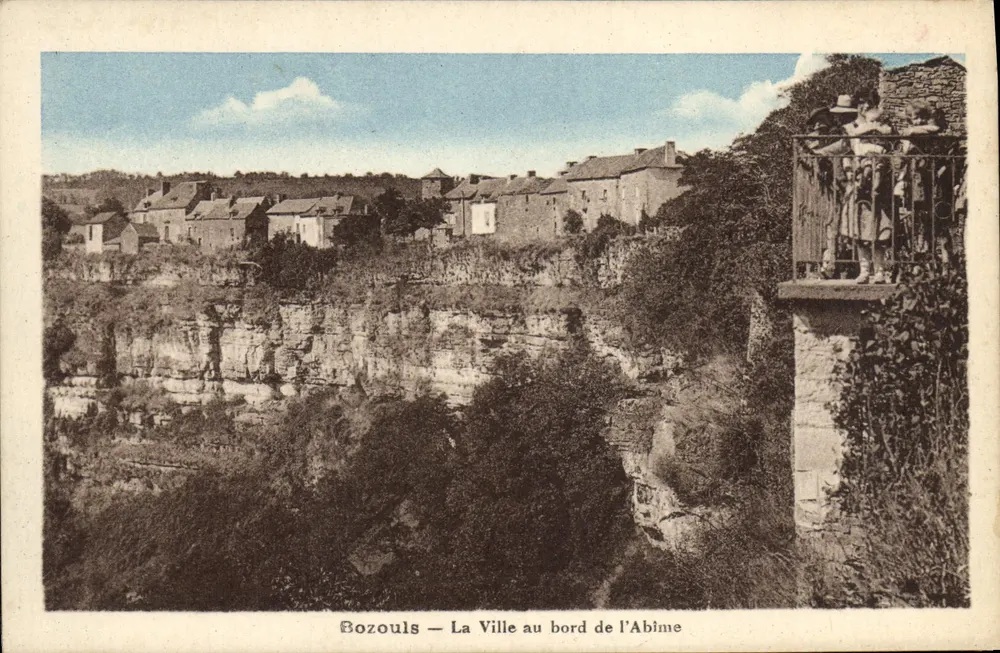 Bozouls — Die Stadt am Rand des Abgrunds — Edit. Léon Vinchès - Vorderseite