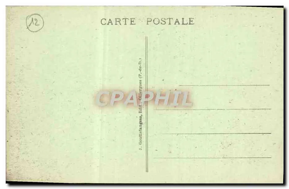 L'Auvergne - Murols y el Castillo — G. D'O, n°19 - Reverso