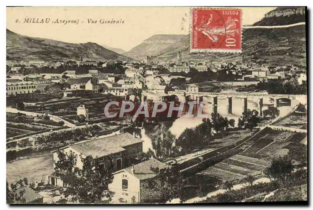 Millau (Aveyron) — Vista Geral — editor não identificado, n° de série 6 - Frente