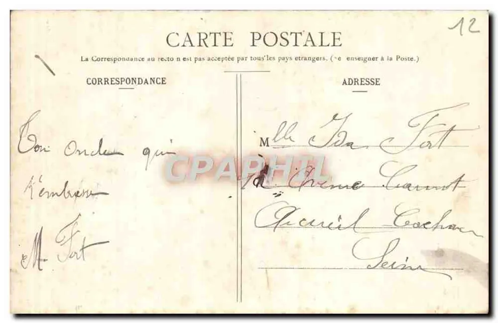 VILLEFRANCHE-de-ROUERGUE — Place Nationale — Seriers, fot. - Verso