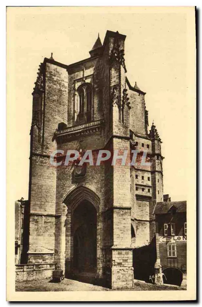 Glockenturm der Kirche Notre-Dame — Villefranche-de-Rouergue — Verleger T. W. 105 - Vorderseite