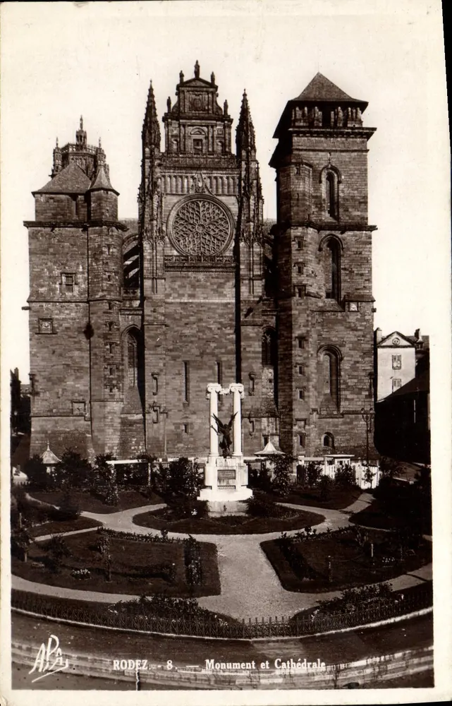 Rodez - Monumento e Catedral — editor APA, n°8 - Frente
