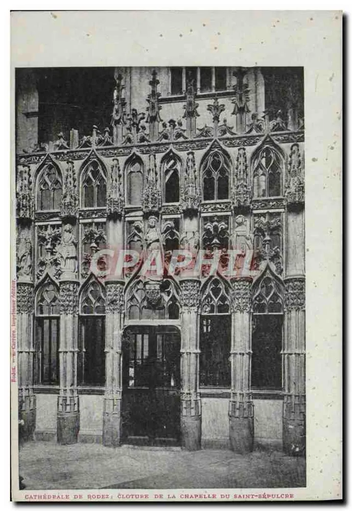 Kathedrale von Rodez: Schließung der Kapelle des Heiligen Grabes — Verleger: Cartes Imp. Zéllien - Vorderseite