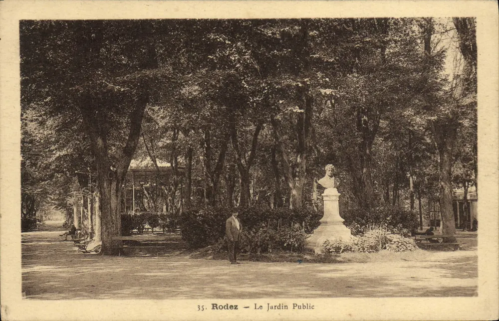 Rodez — O Jardim Público — Editor La Cité, n°35 - Frente