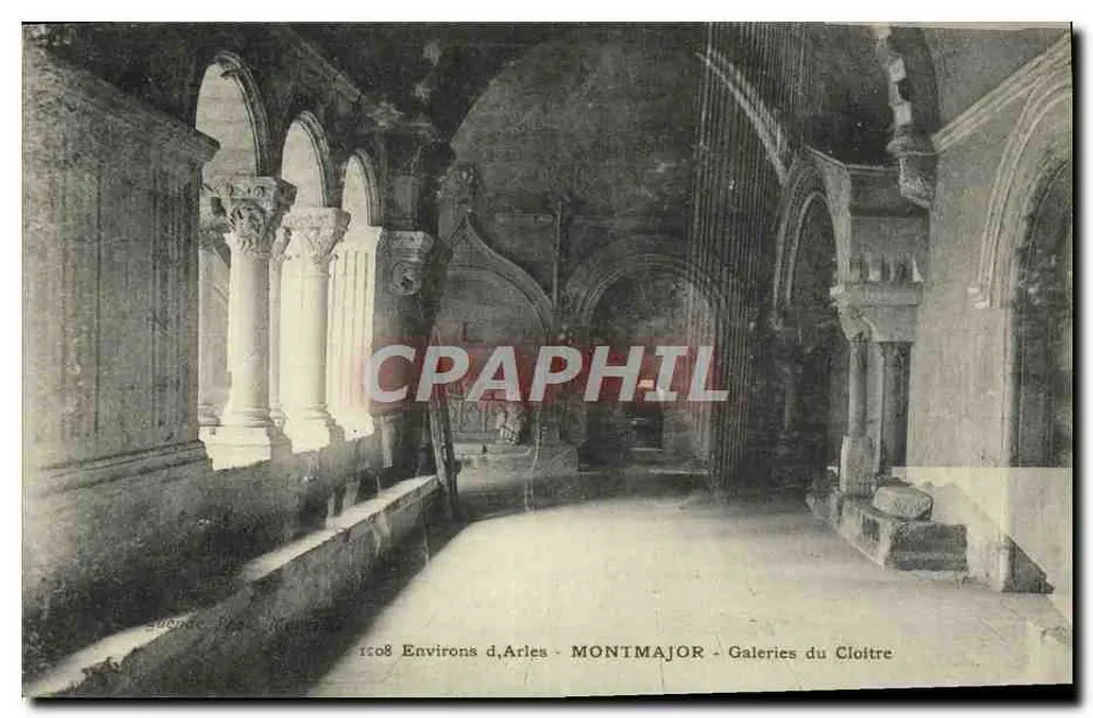Montmajour - Galerias do Claustro — Em Torno de Arles - Frente
