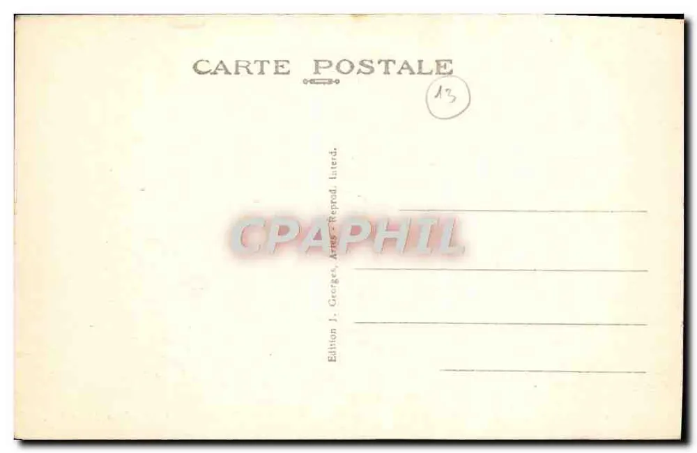 Arles — Teatro Antigo — Edição J. Georges, Arles - Verso