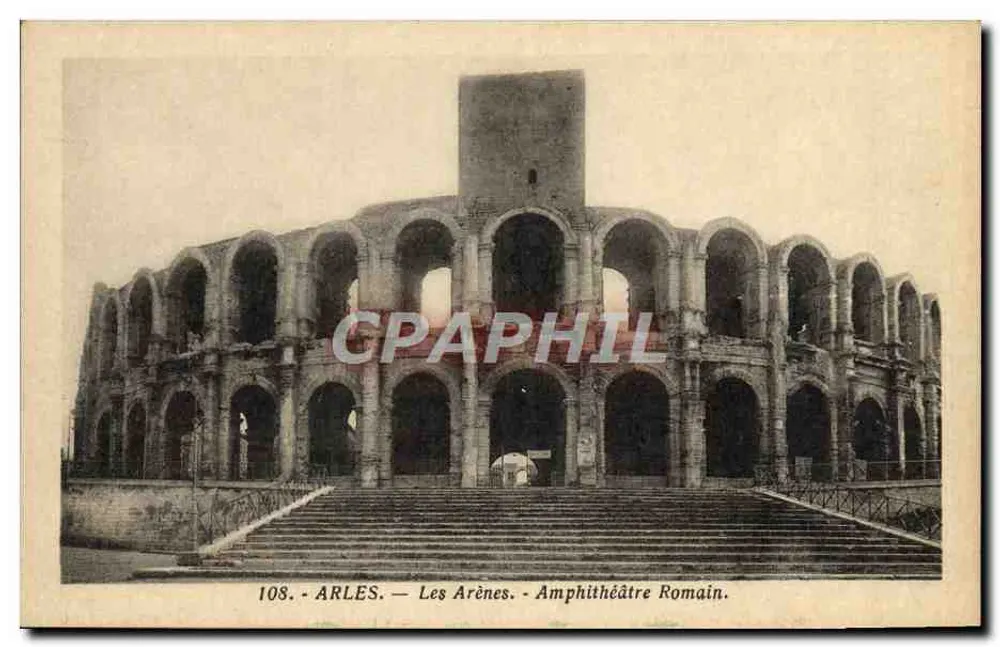 Arles — Le Arène — Anfiteatro Romano — Edizione J. George, Arles - Recto