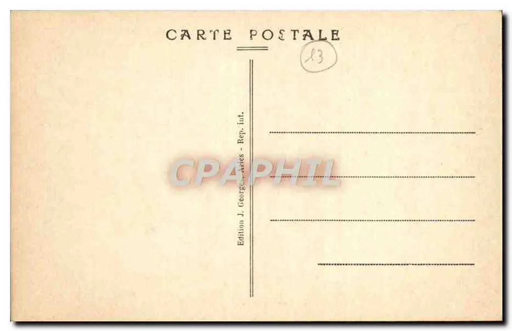 Arles — Le Arène — Anfiteatro Romano — Edizione J. George, Arles - Verso