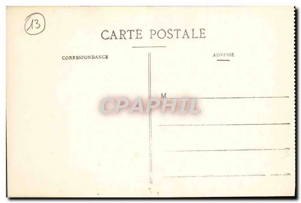 Arles — A Praça da República — editor desconhecido, n° 23 - Verso