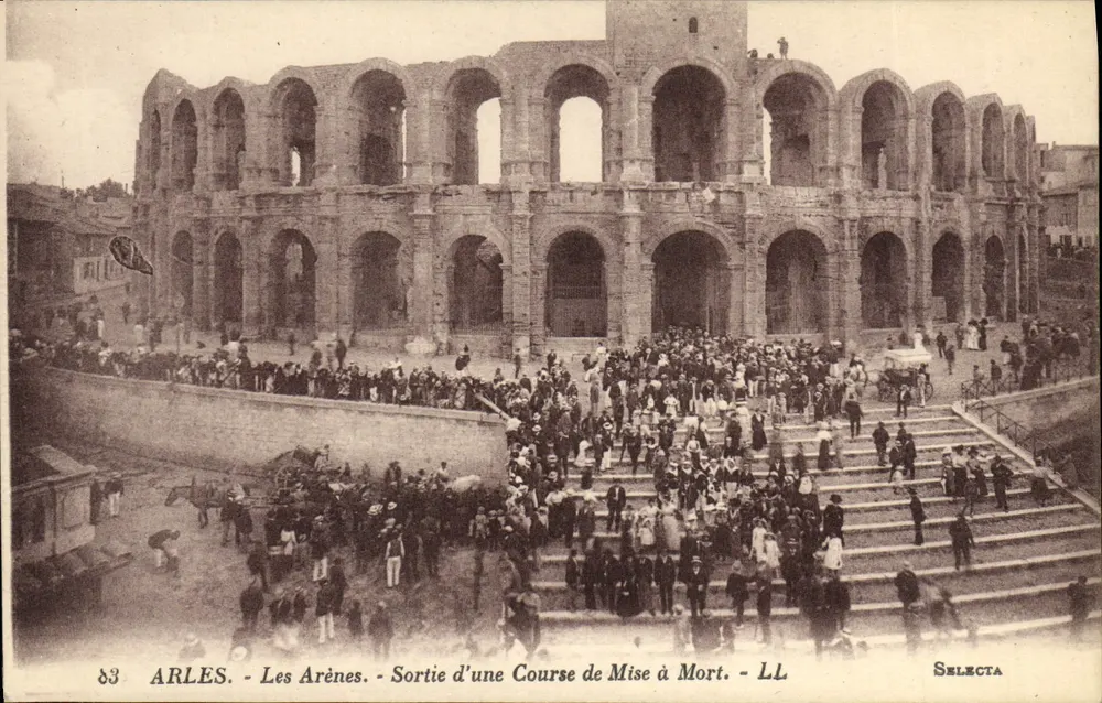 Arles - Die Arenen - Ausgang einer BlutSportrennen - LL - Selecta - Vorderseite