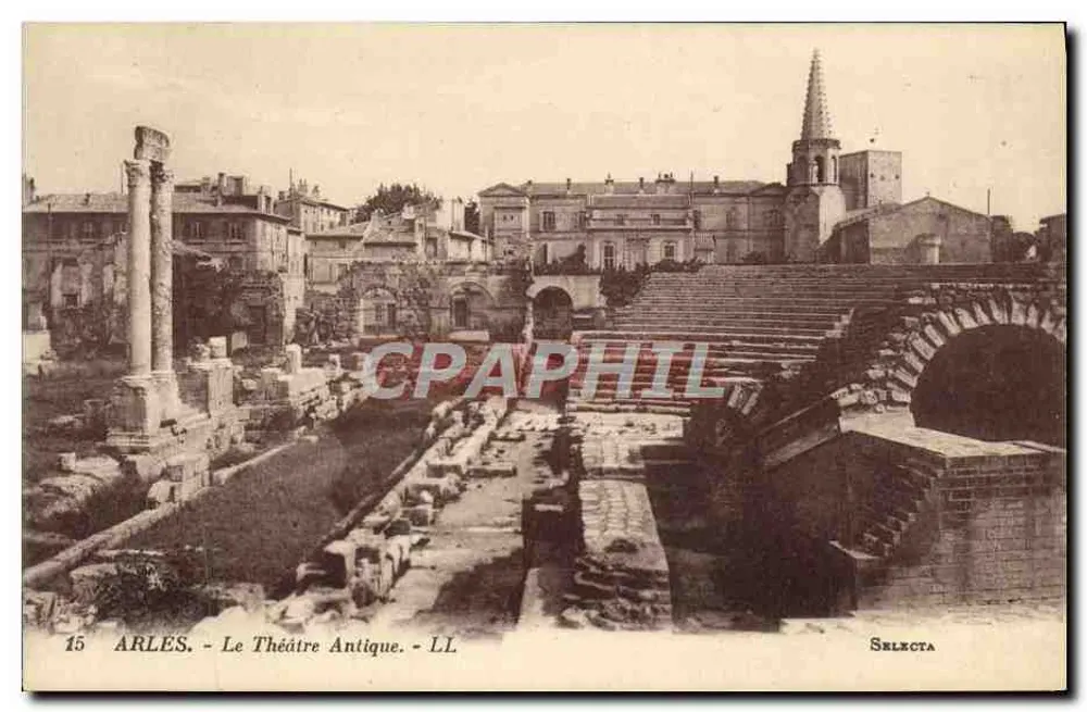 Arles - O Teatro Antigo - LL - Selecta - Frente