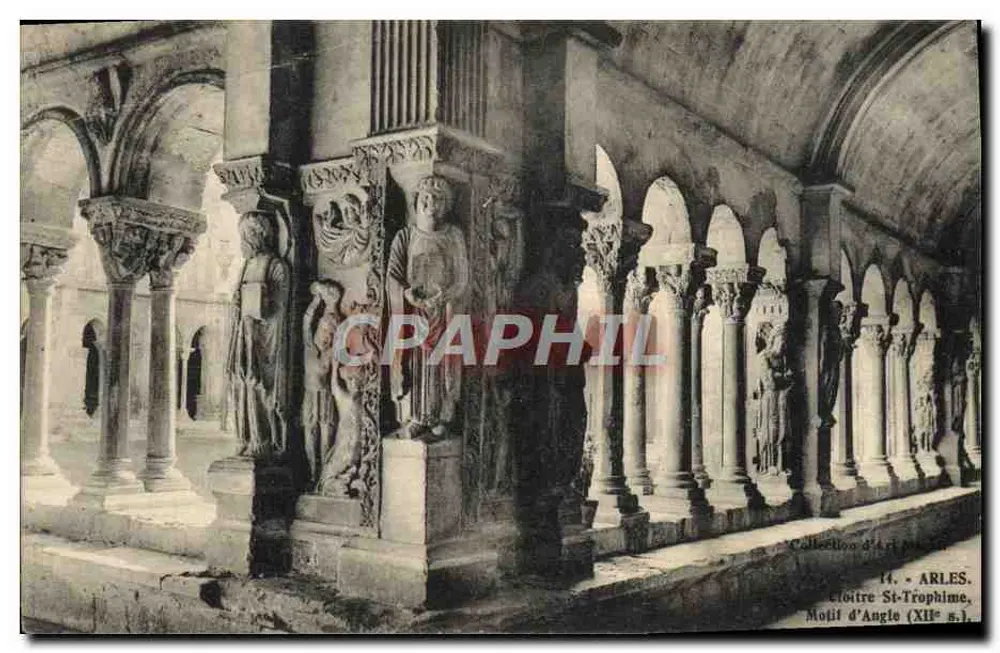 Cloître Saint-Trophime — Motivo de Canto — Arles, XIIe s. - Frente