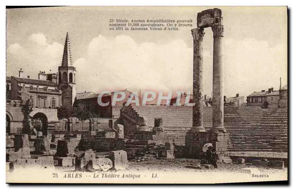 Arles — O Teatro Antigo — Selecta, n°75 - Frente